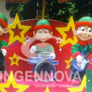 Interactive Animatronic Christmas Elves