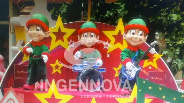 Duendes Navideños Animatrónicos e Interactivos