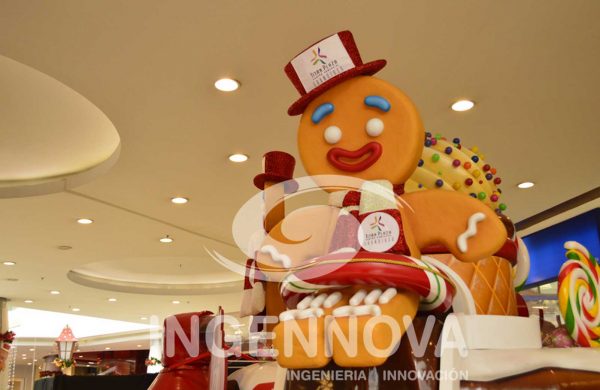 Animatronic and Interactive Gingerbread Cookie.