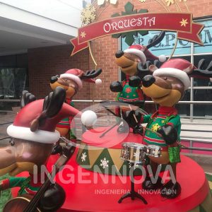 Animatronic and Interactive Christmas Reindeers