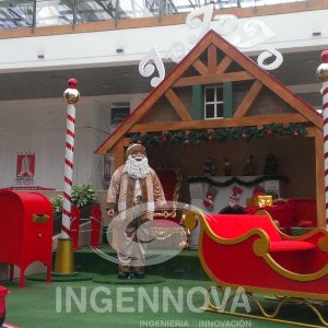 Santa Claus o Papá Noel Animatrónico e Interactivo