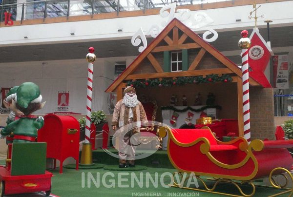 Santa Claus o Papá Noel Animatrónico e Interactivo