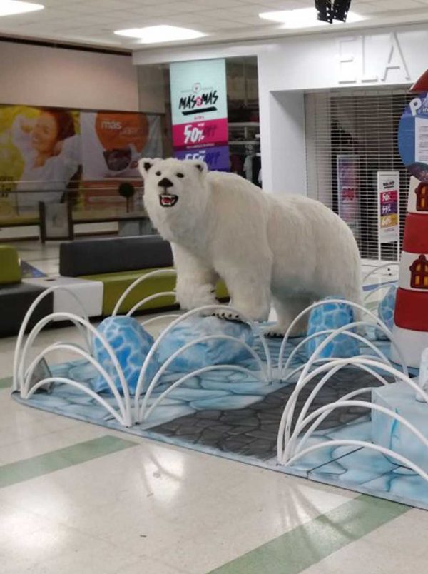 Oso Polar Animatrónico